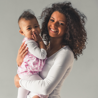 Une mère et son enfant